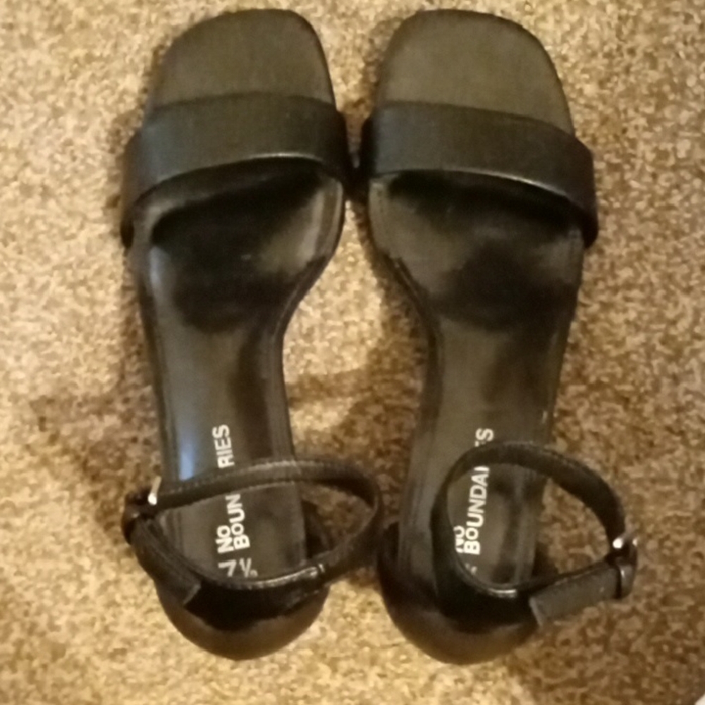 No Boundaries Black Casual Sandals